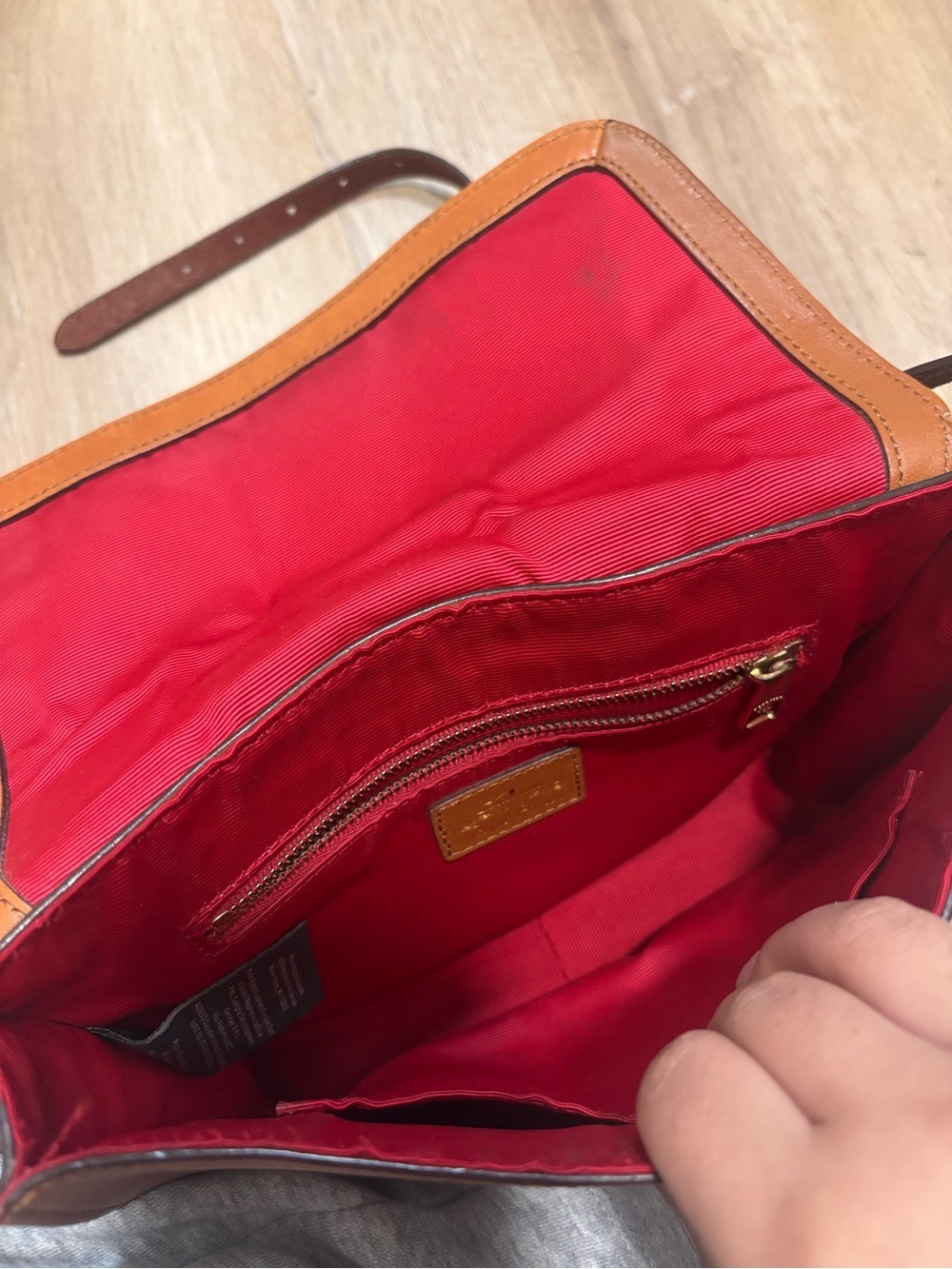 VINTAGE Lauren Ralph Lauren Leather bag - Picture 4 of 12